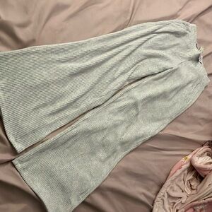 Abercrombie & Fitch Gray Wide Leg Pants